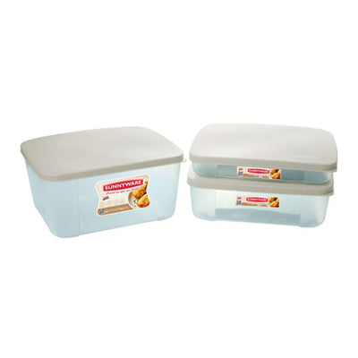Sunnyware Urban Gourmet Food Storage 3pc Set Container