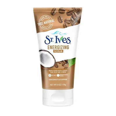 St. Ives Energizing Scrub Coconut and Coffee Deeply Exfoliates 6 OZ (170g)