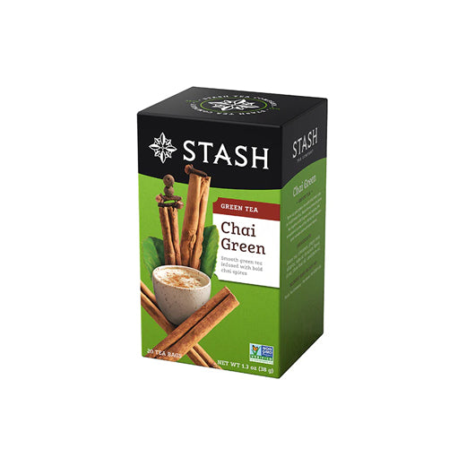 STASH PREMIUM CHAI GREEN TEA 20S