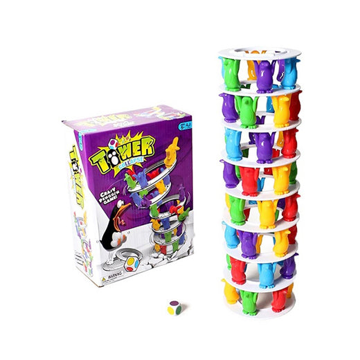 Tower Collapse Crazy Penguin Game Toy