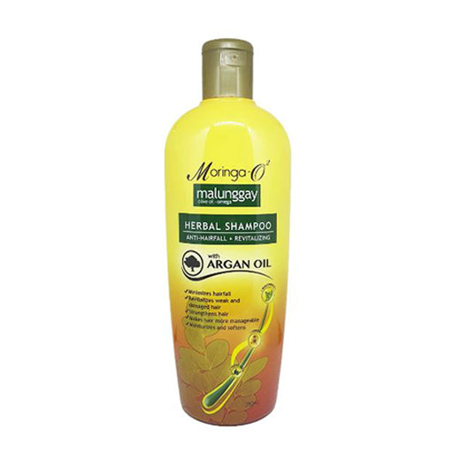 Moringa-02 Malunggay Herbal Shampoo With Argan Oil 350ML