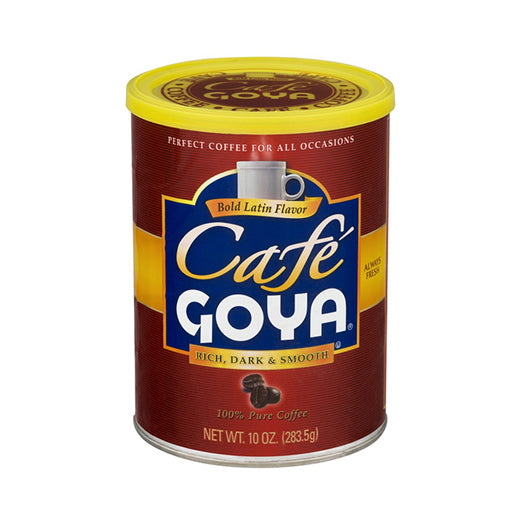 Goya Café Rich Dark & Smooth 100% Pure Coffee Bold Latin Flavor 10oz Café