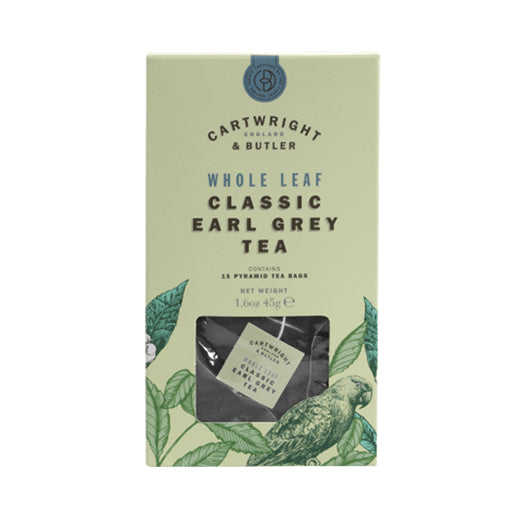 Cartwright & Butler Whole Leaf Classic Earl Grey Tea 15 Tea Bags