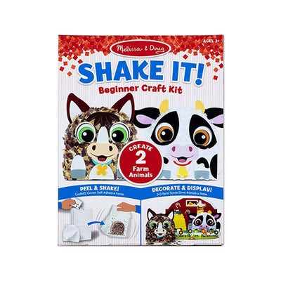 Melissa & Doug Shake It! Beginner Craft Kit - Farm Animals