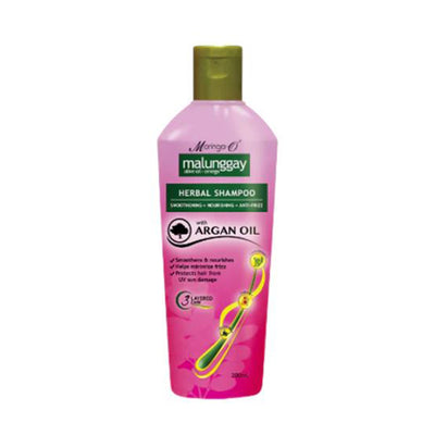 Moringa-02 (Malunggay Olive Oil Omega) Herbal Smoothening + Anti-Frizz Shampoo With Argan Oil 200ML
