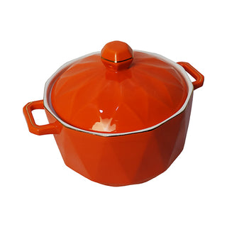 Ceramic Sauce Pot Orange