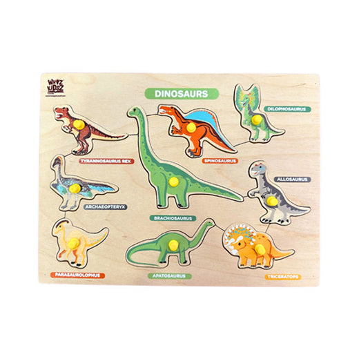 Whiz Kidsz Educational Wooden Puzzle Dinosaurs