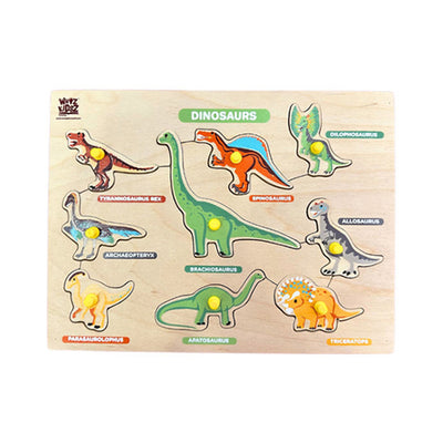 Whiz Kidsz Educational Wooden Puzzle Dinosaurs
