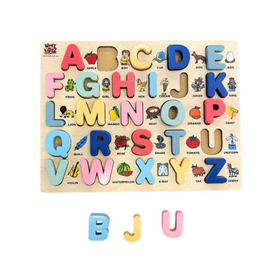 Whiz Kidsz Educational Wooden Puzzle Alphabet Capital Letters