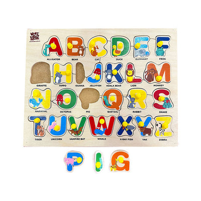 Whiz Kidsz Educational Wooden Puzzle Animal Alphabet