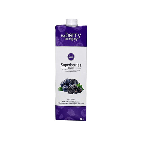 THE BERRY COMPANY SUPER BERRIES PURPLE JUICE BLEND 1L