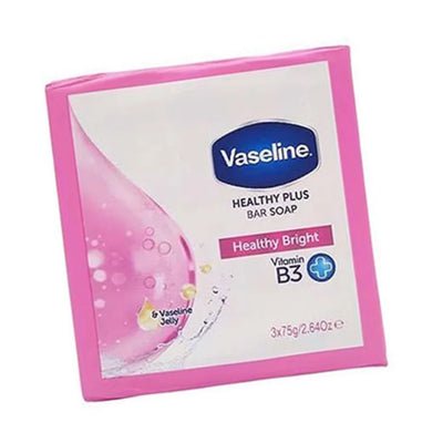 Vaseline Healthy Plus Bar Soap Healthy Bright 3 Bars x 75g