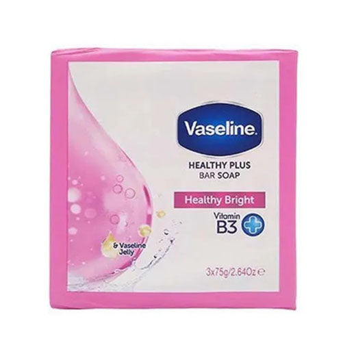 Vaseline Healthy Plus Bar Soap Healthy Bright 3 Bars x 75g