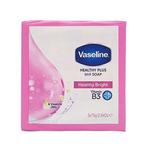Vaseline Healthy Plus Bar Soap Healthy Bright 3 Bars x 75g