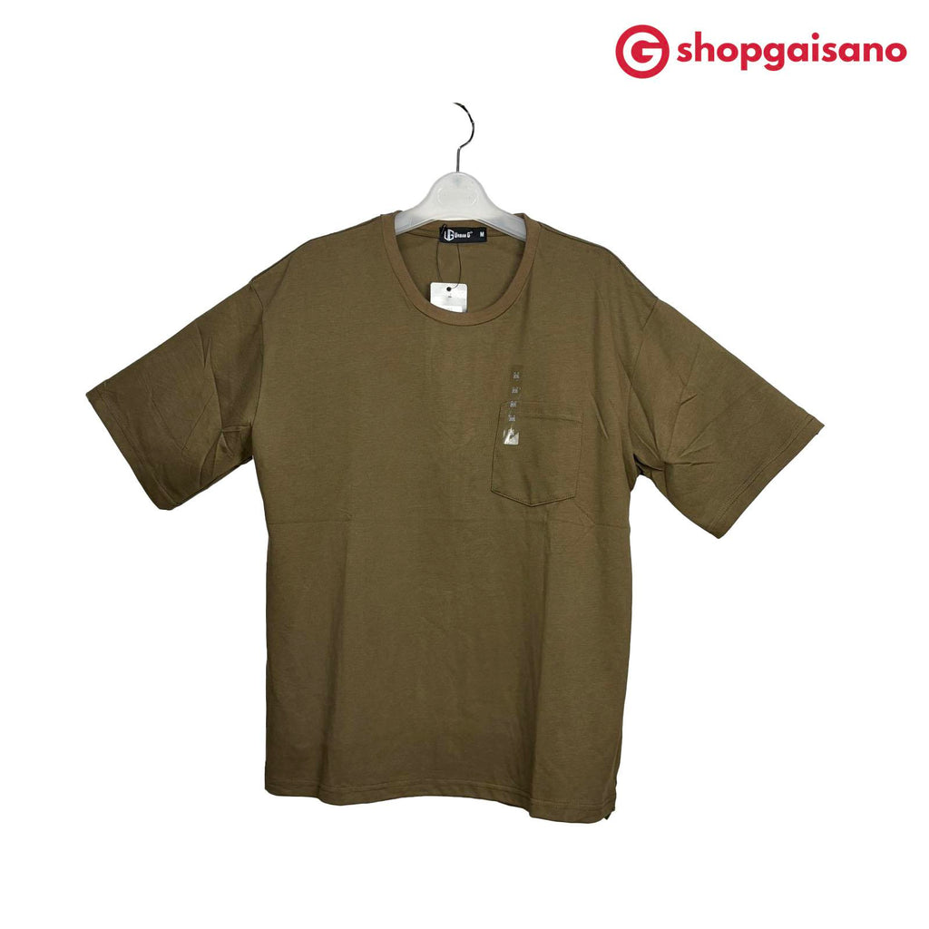 URBAN G Men's T-Shirt Olive Brown GU-01