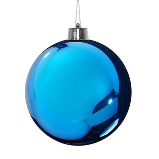 Christmas Ball Shinny Blue 25cm