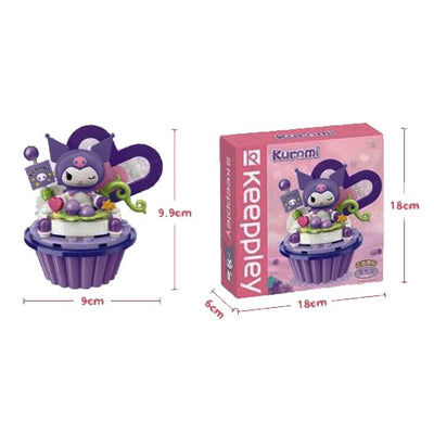 Keepley Kuromi Grape Cup Cake Blocks