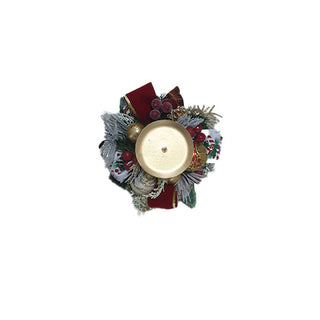 Christmas Single Spike Candle Holder Red Fab