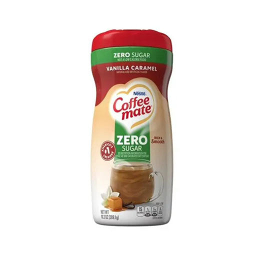 Nestle Coffee Mate Vanilla Caramel Zero Sugar 10.2 OZ