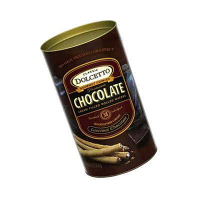 Dolcetto Chocolate Cream Filled Rolled Wafers 340g