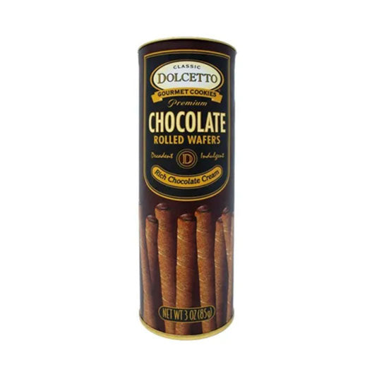 Dolcetto Chocolate Rolled Wafers 85g