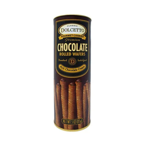 Dolcetto Chocolate Rolled Wafers 85g