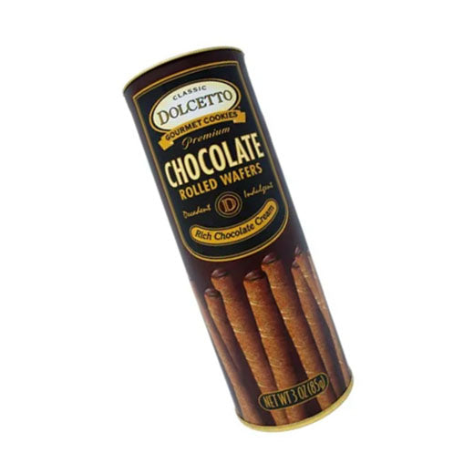 Dolcetto Chocolate Rolled Wafers 85g