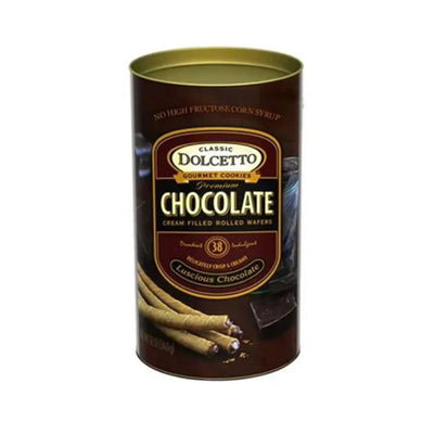 Dolcetto Chocolate Cream Filled Rolled Wafers 340g