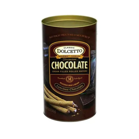 Dolcetto Chocolate Cream Filled Rolled Wafers 340g