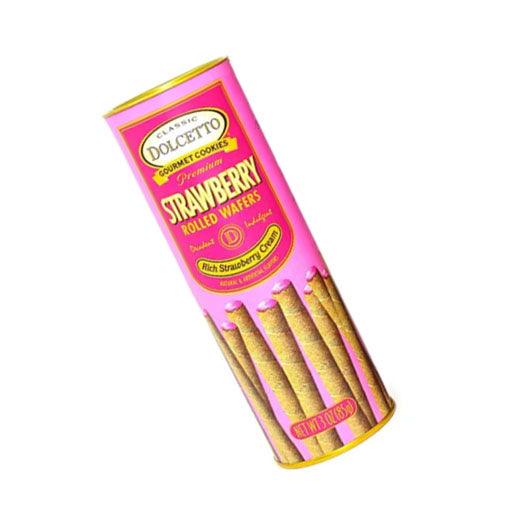Dolcetto Strawberry Rolled Wafers 85g
