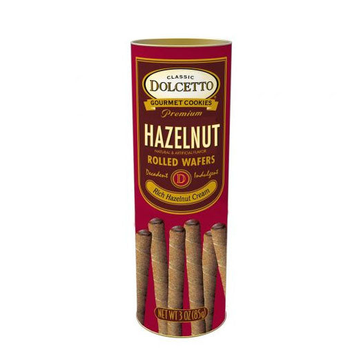 Dolcetto Hazelnut Rolled Wafers 85g