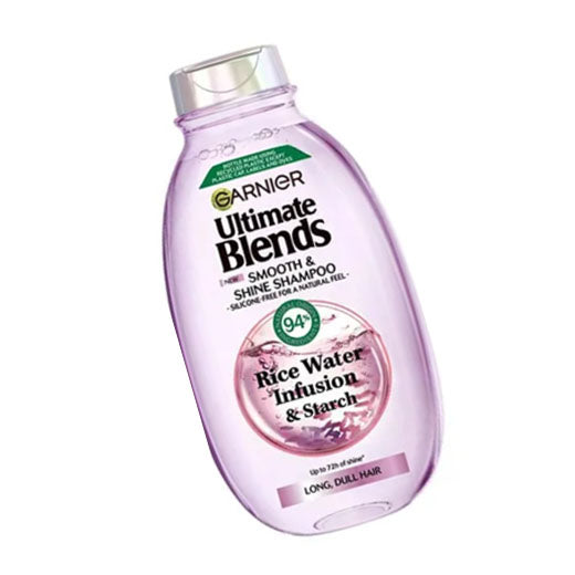 Garnier Ultimate Blends Smooth and Shine Shampoo Rice Water Infusion and Starch 300ml