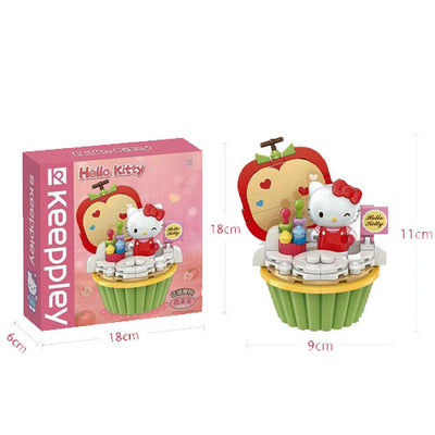 Keepley Hello Kitty Apple Cup Cake Blocks