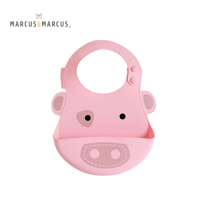 Marcus & Marcus Bib - Pink Pig