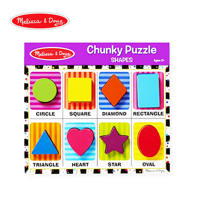 Melissa & Doug Chunky Puzzle - Shapes