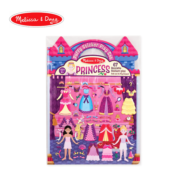 Melissa & Doug Reusable Stickers Plus - Princess