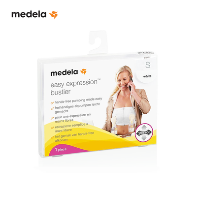 Medela White Easy Expression Bustier - Small