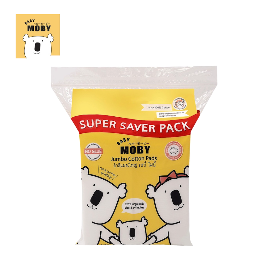 Baby Moby Jumbo Cotton Pads - Super Saver Pack
