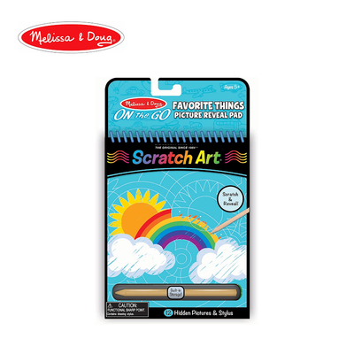 Melissa & Doug On-the-Go Scratch Art - Favorite Things
