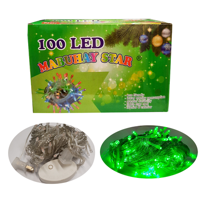 Mabuhay Star Christmas Ice Bar LED Light 100L - Green