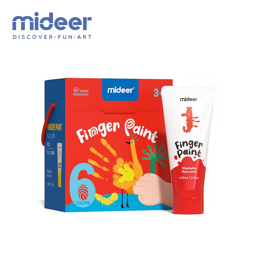 Mideer Finger Paint- 6 Colors