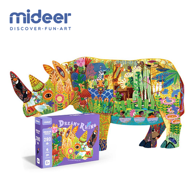 Mideer Irregular Puzzle- Dreamy Rhino