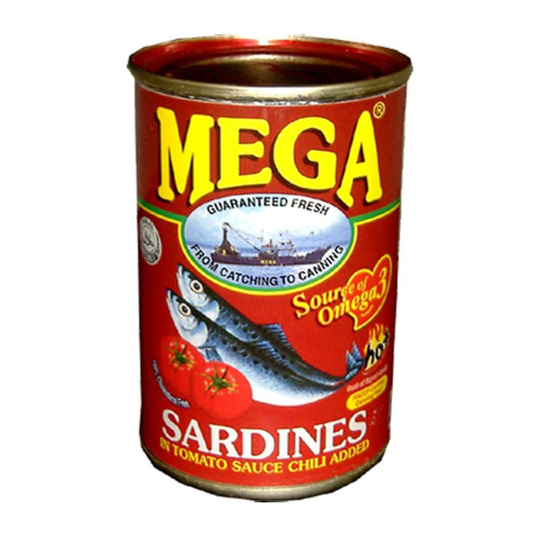 MEGA SARDINES RED HOT 155G