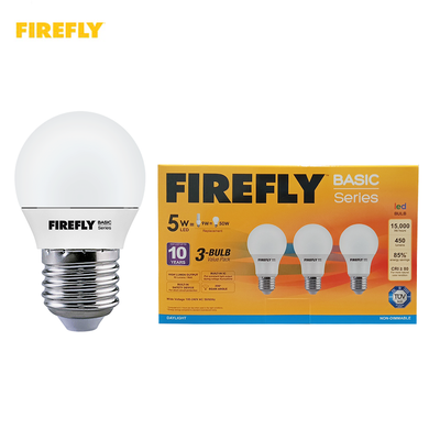 Firefly Basic 3-LED Bulb Value Pack 5W