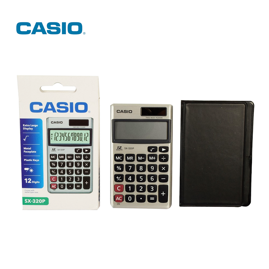 Casio 12-Digit Extra Large Electronic Calculator - SX320P