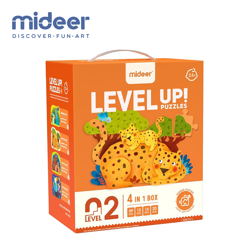 Mideer Level Up! 4 in 1 Puzzle Level 2