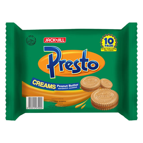 PRESTO CREAMS PEANUT BUTTER 10S