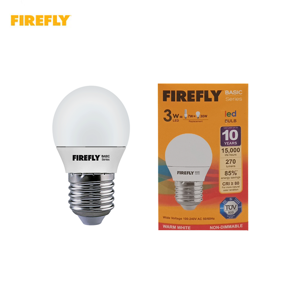 Firefly Basic Series LED Bulb 3W – Shop Gaisano