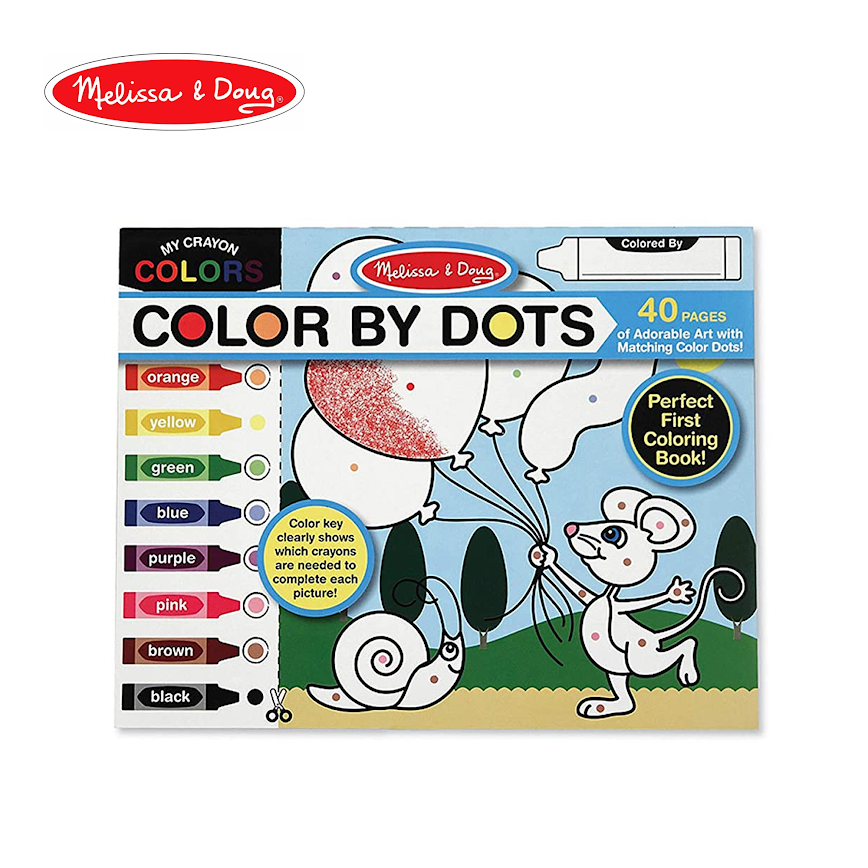 Melissa & Doug Color By Dots