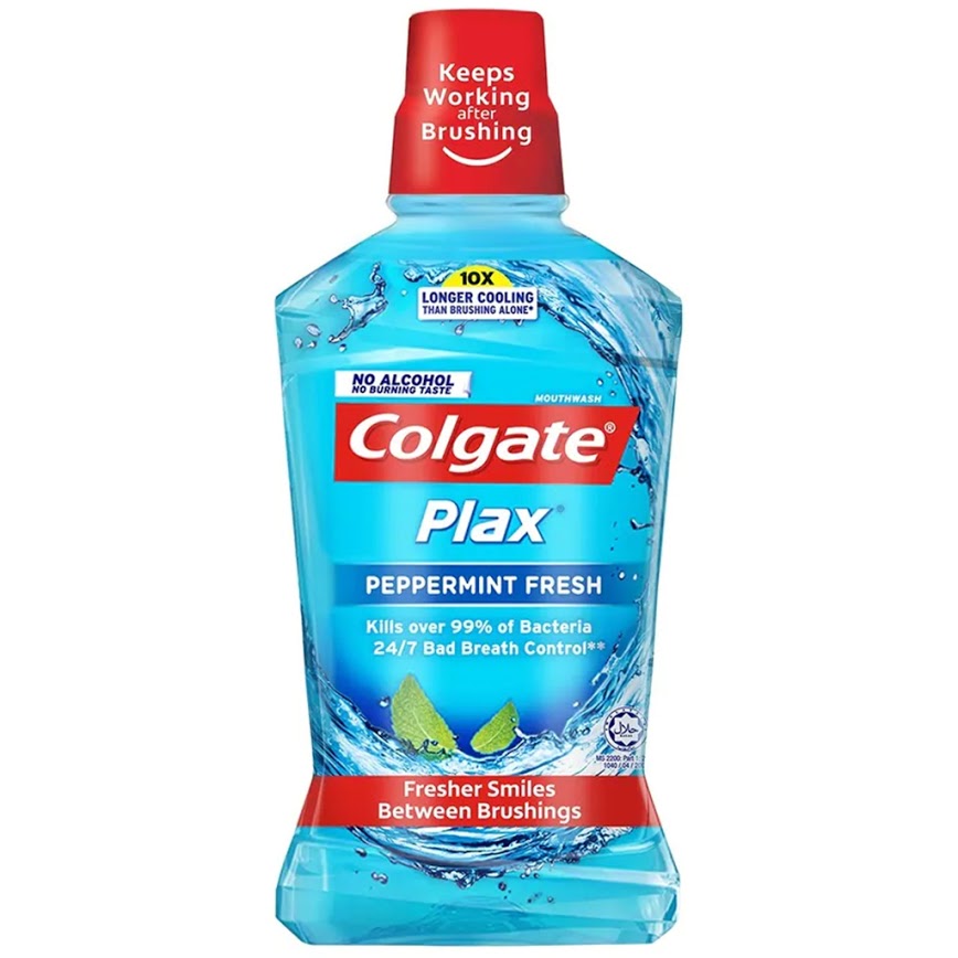 Colgate Mouthwash Plax Peppermint Fresh 500ml